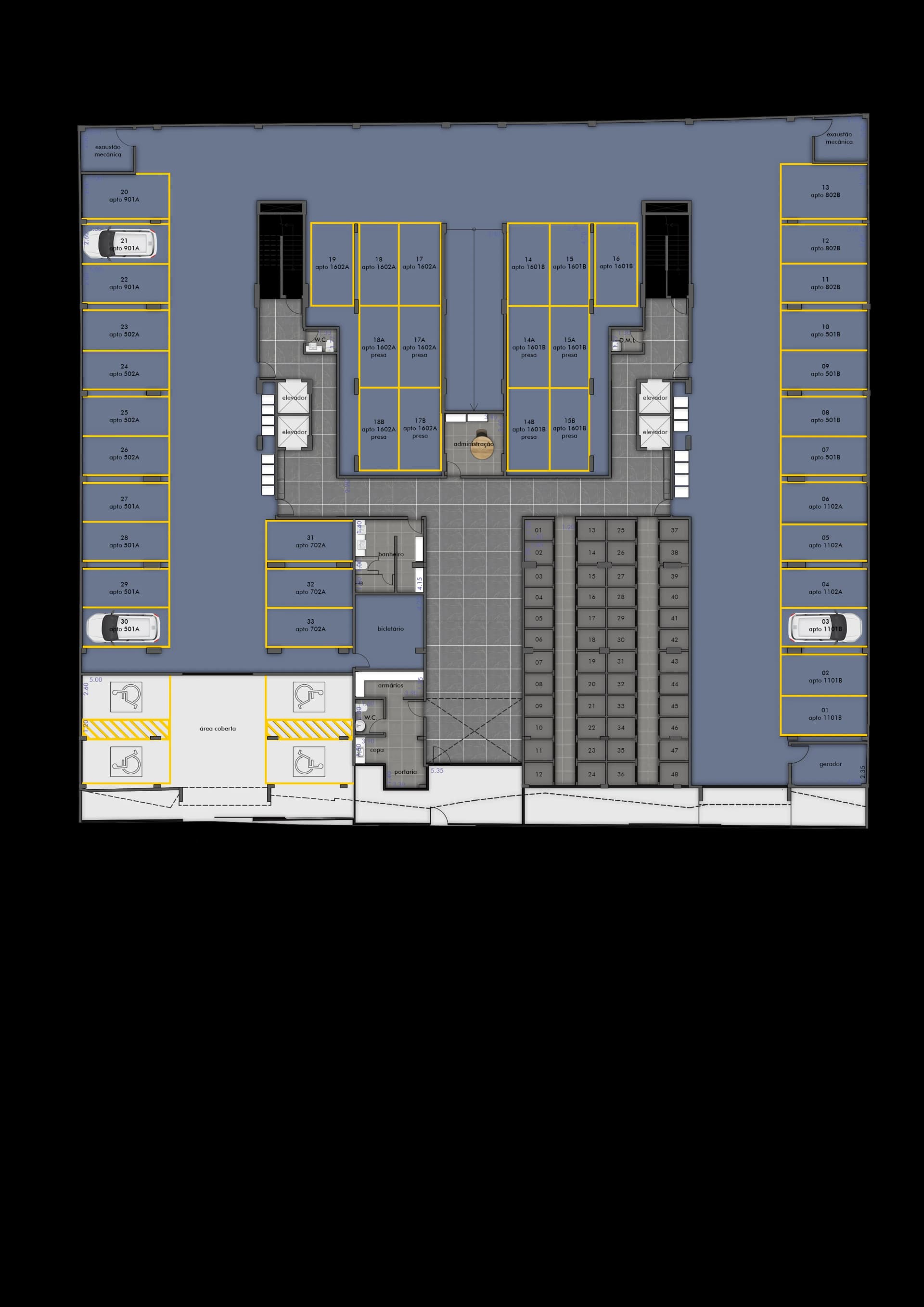 Térreo e garagem 1